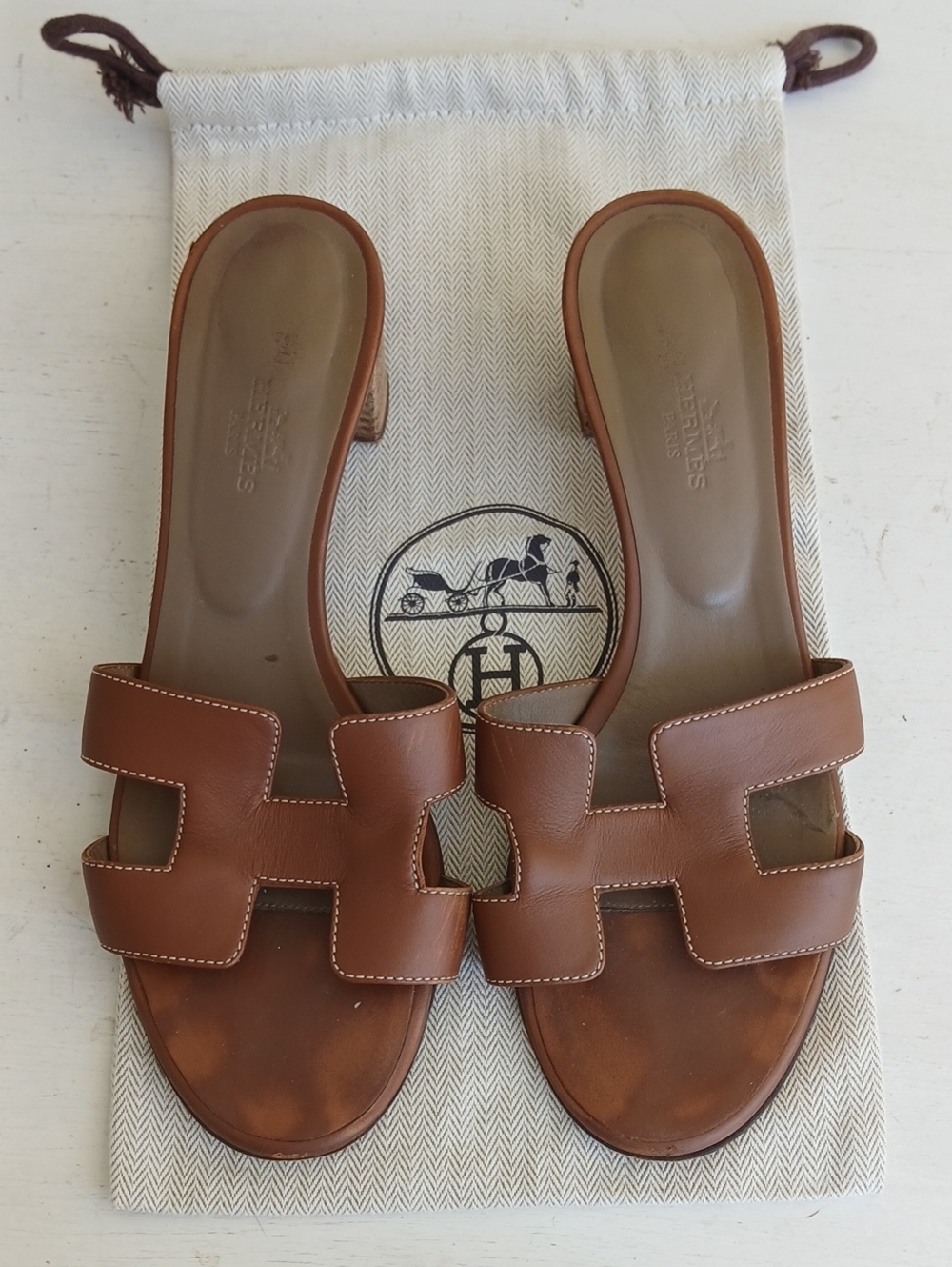Hermes Oasis Sandal with Heel (size 39)